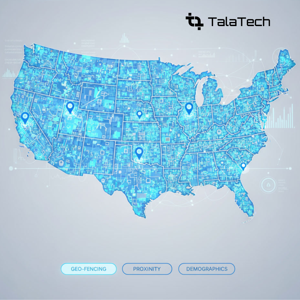 Hyperlocal digital advertising targeting US neighborhoods