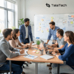 Small business content marketing strategy planning session