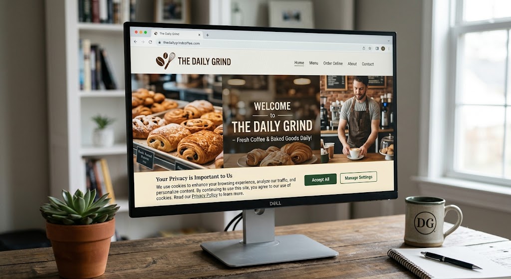 Cookie consent banner required for GDPR retargeting rules compliance.
