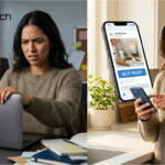 Retargeting ads for small business turning an abandoned website visit into a completed sale.